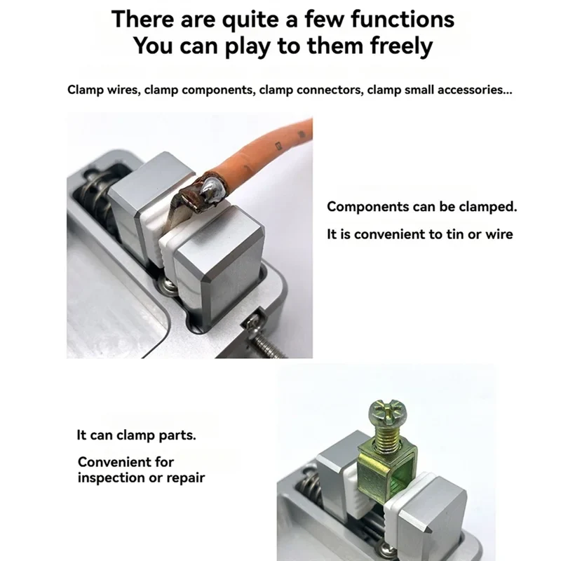 Soldering Clamp Double Jaw Heat-Resistant Jaws