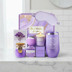 Spa Gift Set Aromatherapy Bath Essentials Reusable Metal Basket