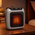 Space Heater Compact Tabletop Quiet Operation With Overheat Protection