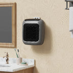 Space Heater Compact Tabletop Quiet Operation With Overheat Protection