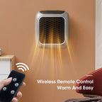 Space Heater Compact Tabletop Quiet Operation With Overheat Protection