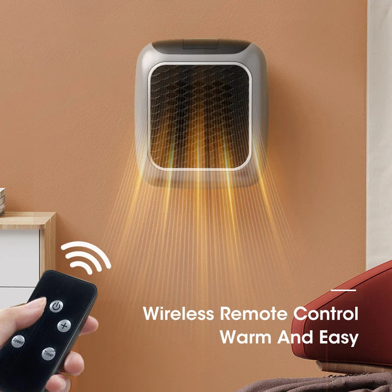 Space Heater Compact Tabletop Quiet Operation With Overheat Protection