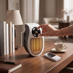 Space Heater Compact Tip-Over & Overheat Protection