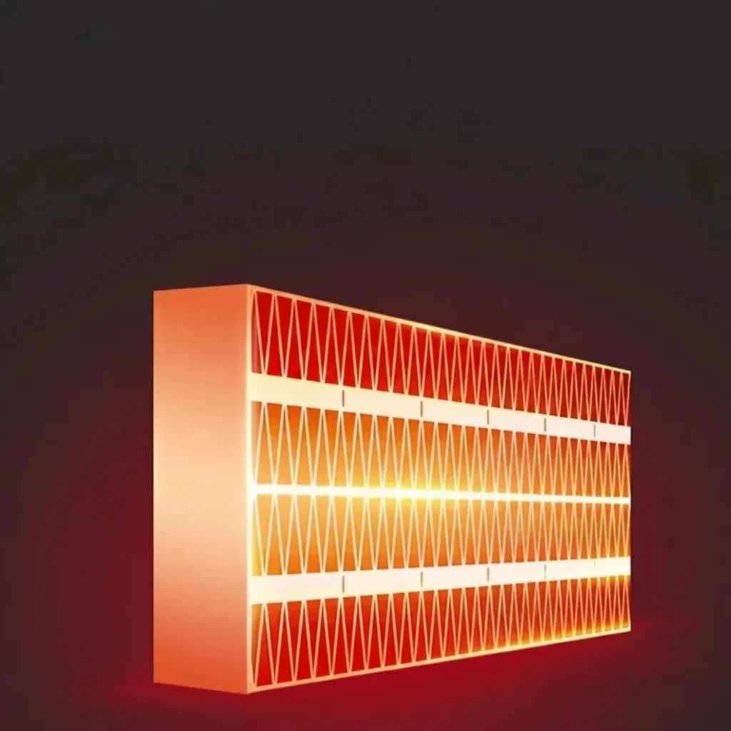 Space Heater Compact Tip-Over & Overheat Protection