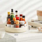 Spice Rack 360° Rotating Plastic Space-Saving Organizer