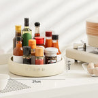 Spice Rack 360° Rotating Plastic Space-Saving Organizer