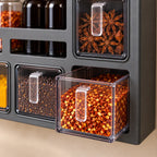 Spice Rack Wall-Mounted 3-Tier Powder-Coated Steel