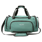 Sports Duffel Bag Spacious Compartment Separate Shoe Pockets Adjustable Shoulder Strap