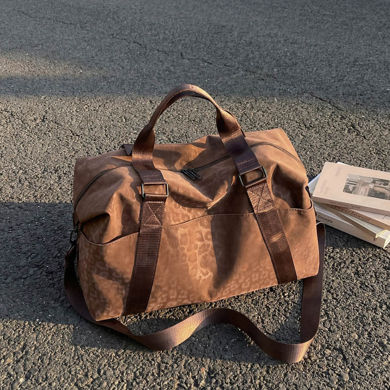 Sports Duffle Bag Spacious Multiple Pockets Adjustable Shoulder Strap