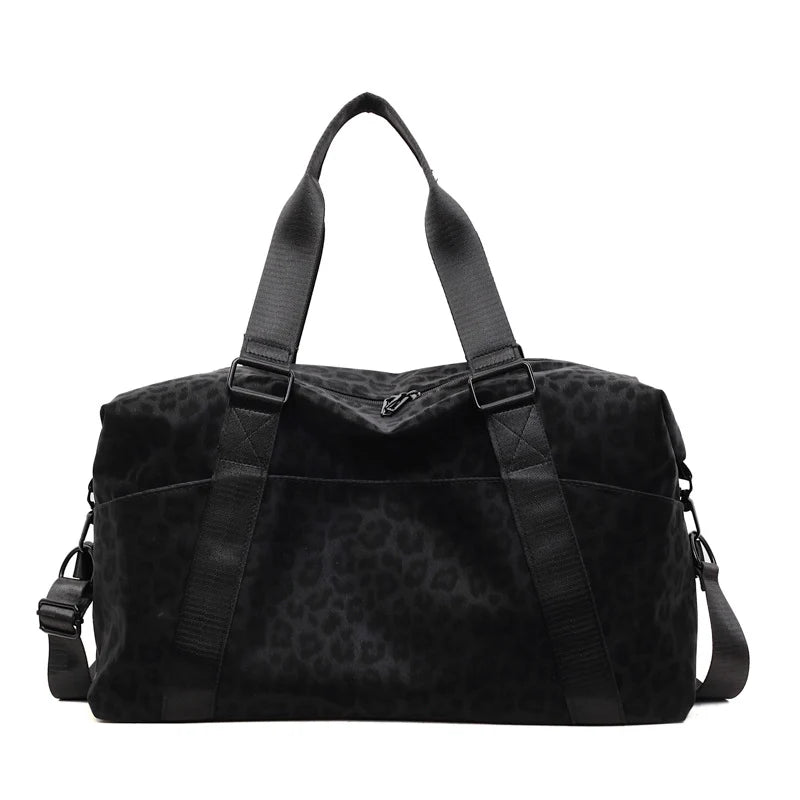 Sports Duffle Bag Spacious Multiple Pockets Adjustable Shoulder Strap