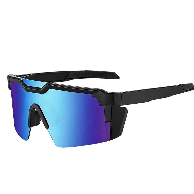 Sports Sunglasses UV400 Mirrored Panoramic Lenses