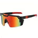 Sports Sunglasses UV400 Mirrored Panoramic Lenses