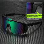 Sports Sunglasses UV400 Mirrored Panoramic Lenses