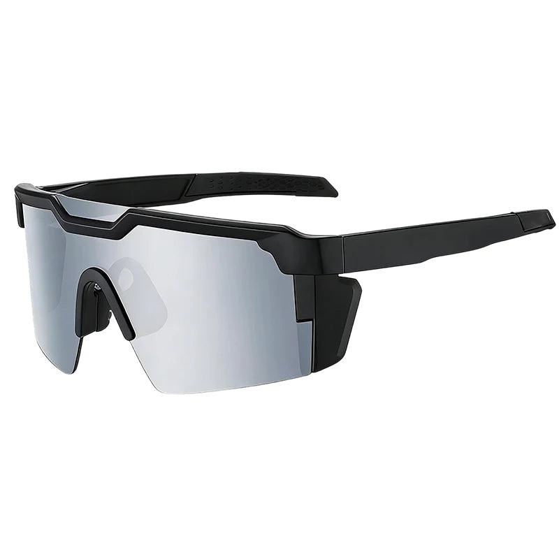 Sports Sunglasses UV400 Mirrored Panoramic Lenses