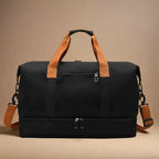 Sports Travel Bag Waterproof Nylon Shoe Compartment