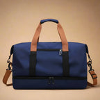 Sports Travel Bag Waterproof Nylon Shoe Compartment