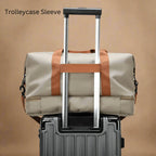 Sports Travel Bag Waterproof Nylon Shoe Compartment