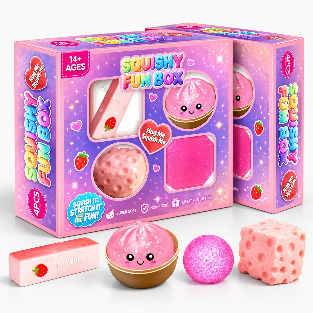 Squishy Toy Advent Calendar Slow-Return Foam Set of 24