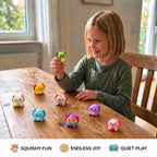 Squishy Toy Axolotl Design Soft Set of 12