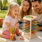 Stacking Game Solid Wood Non-Toxic 3-in-1