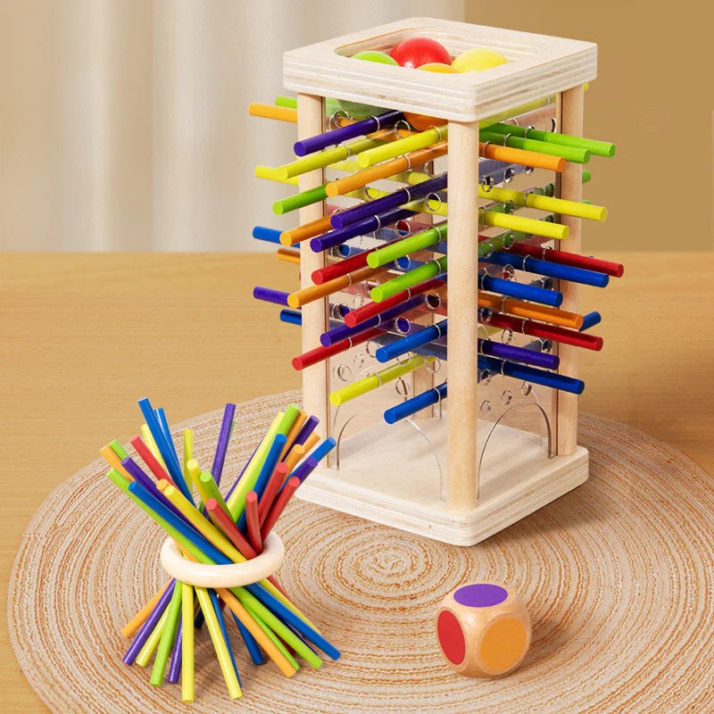Stacking Game Solid Wood Non-Toxic 3-in-1