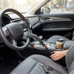 Steering Wheel Lock Dual-Locking Cut-Resistant Cable