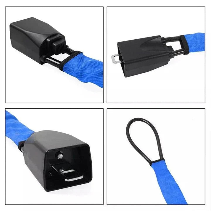 Steering Wheel Lock Dual-Locking Cut-Resistant Cable