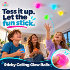 Sticky Toy Balls Glow In The Dark Tactile Sensory Play