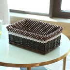Storage Basket Handwoven & Soft Lined