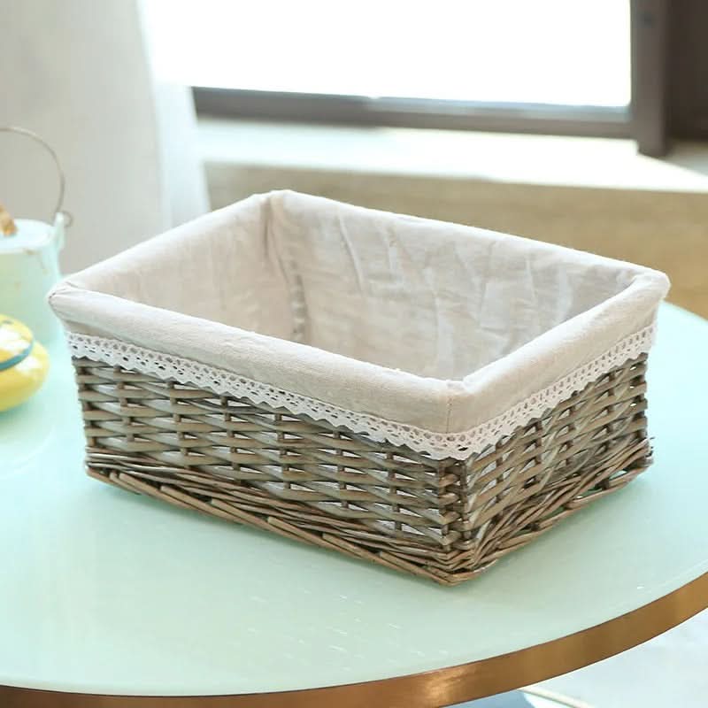 Storage Basket Handwoven & Soft Lined