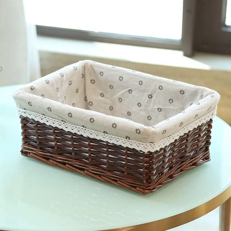 Storage Basket Handwoven & Soft Lined