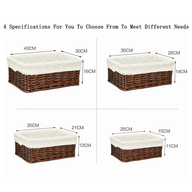 Storage Basket Handwoven & Soft Lined