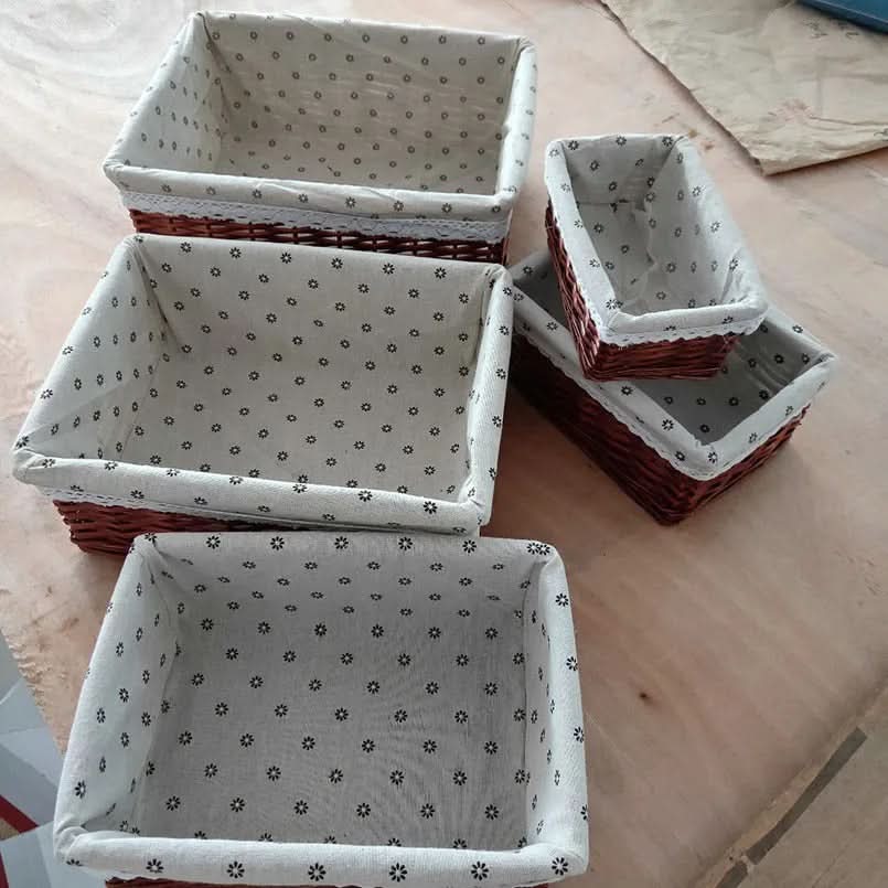 Storage Basket Handwoven & Soft Lined