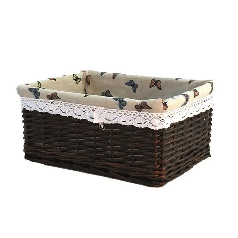 Storage Basket Handwoven & Soft Lined