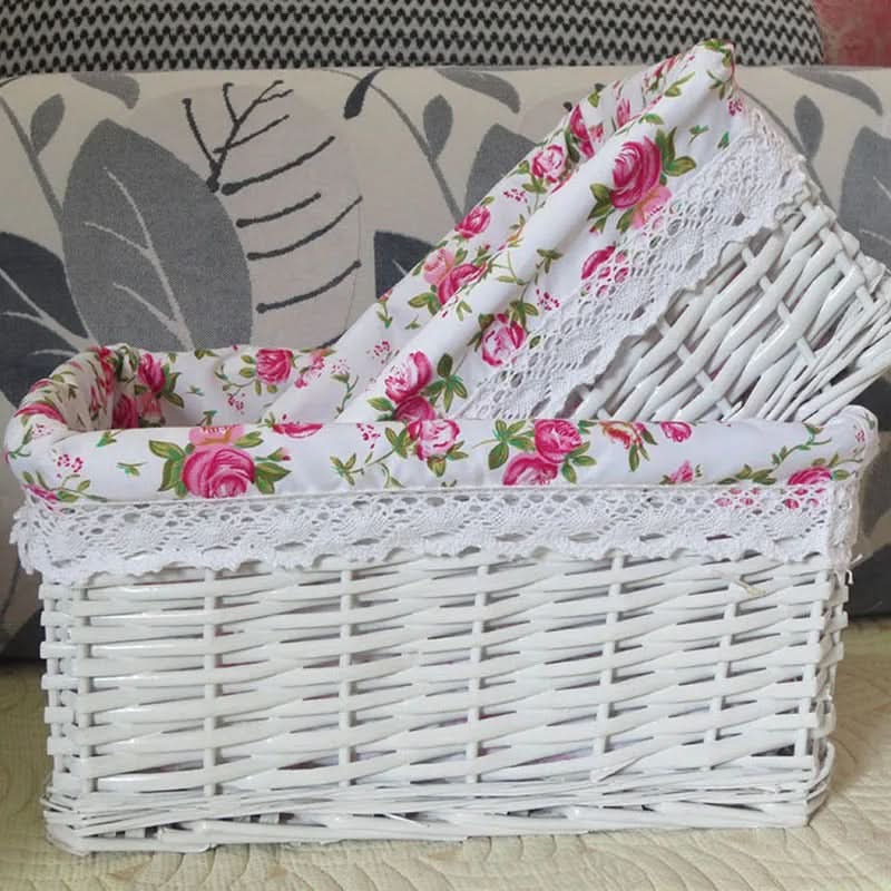 Storage Basket Handwoven & Soft Lined