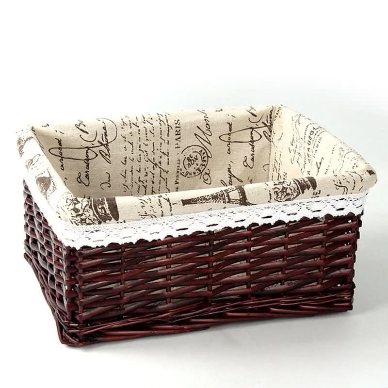 Storage Basket Handwoven & Soft Lined