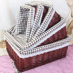 Storage Basket Handwoven & Soft Lined