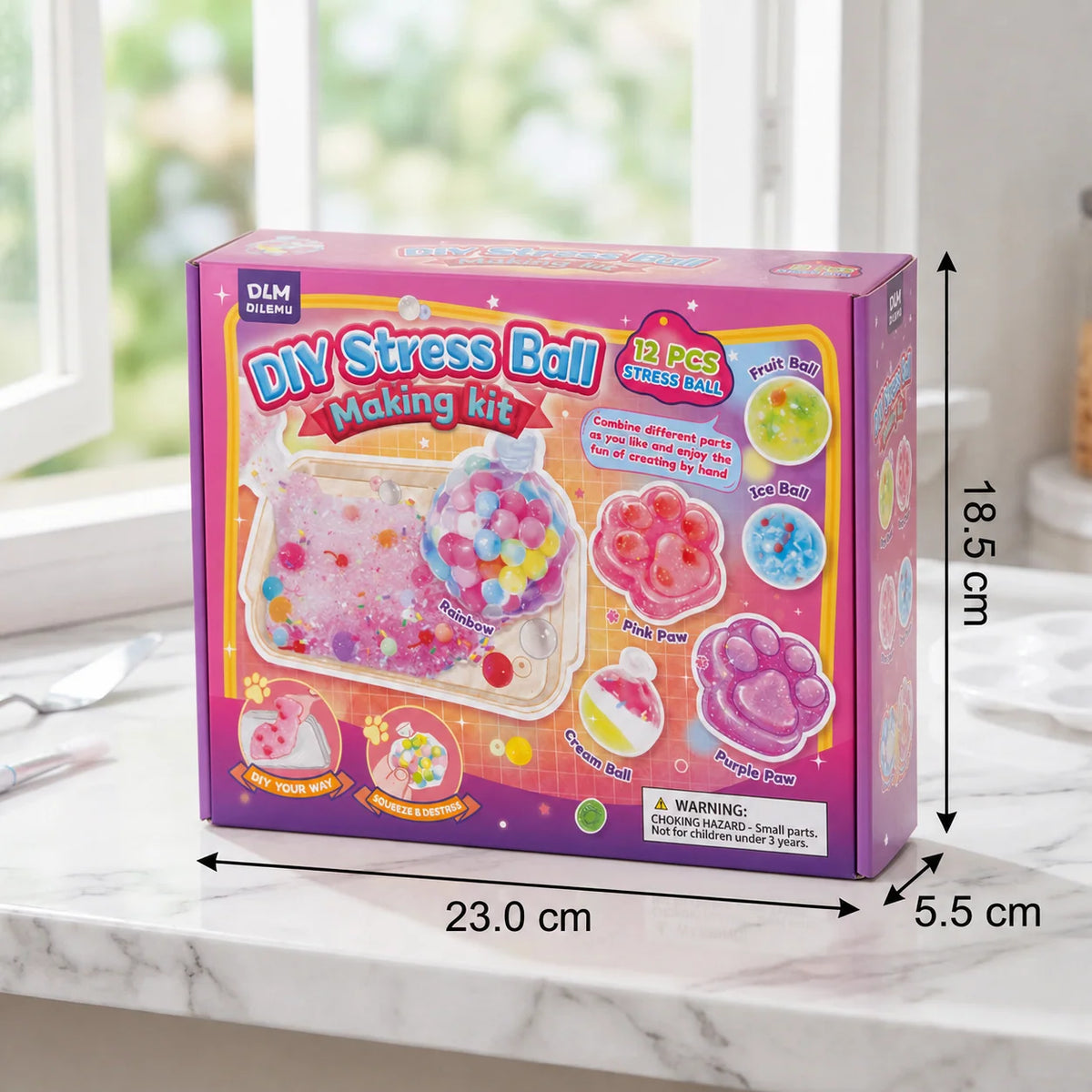 Stress Ball Making Kit DIY Sensory Craft for Kids