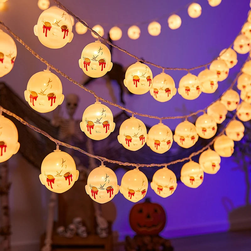 String Lights 20 Ghosts Warm White LED
