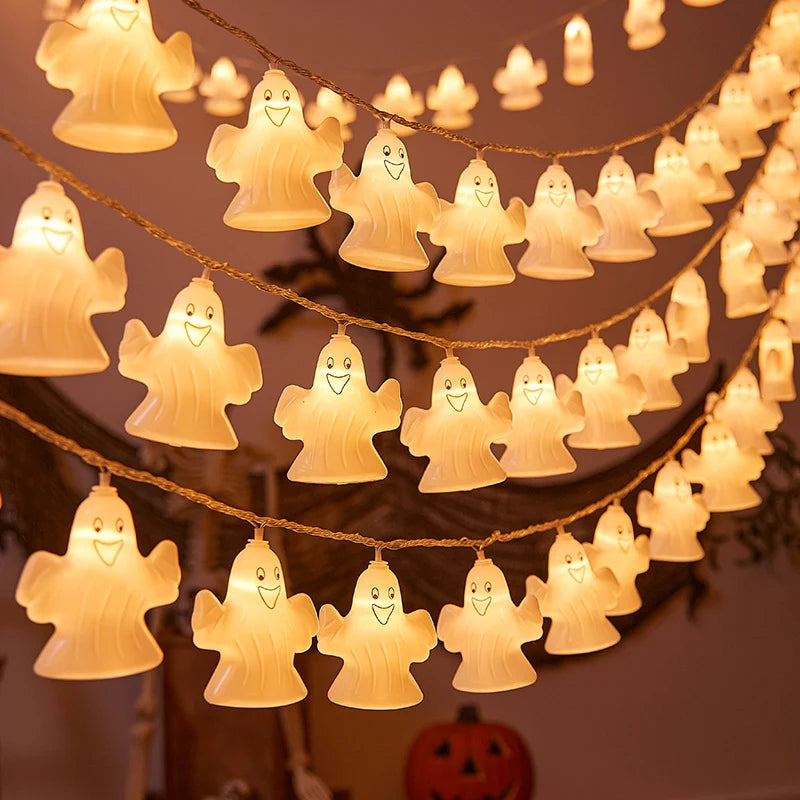 String Lights 20 Ghosts Warm White LED