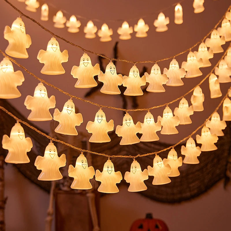 String Lights 20 Ghosts Warm White LED