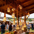 String Lights Clear Bulbs Warm LED Lighting