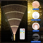 String Lights Solar Firework Effect Remote & Timer