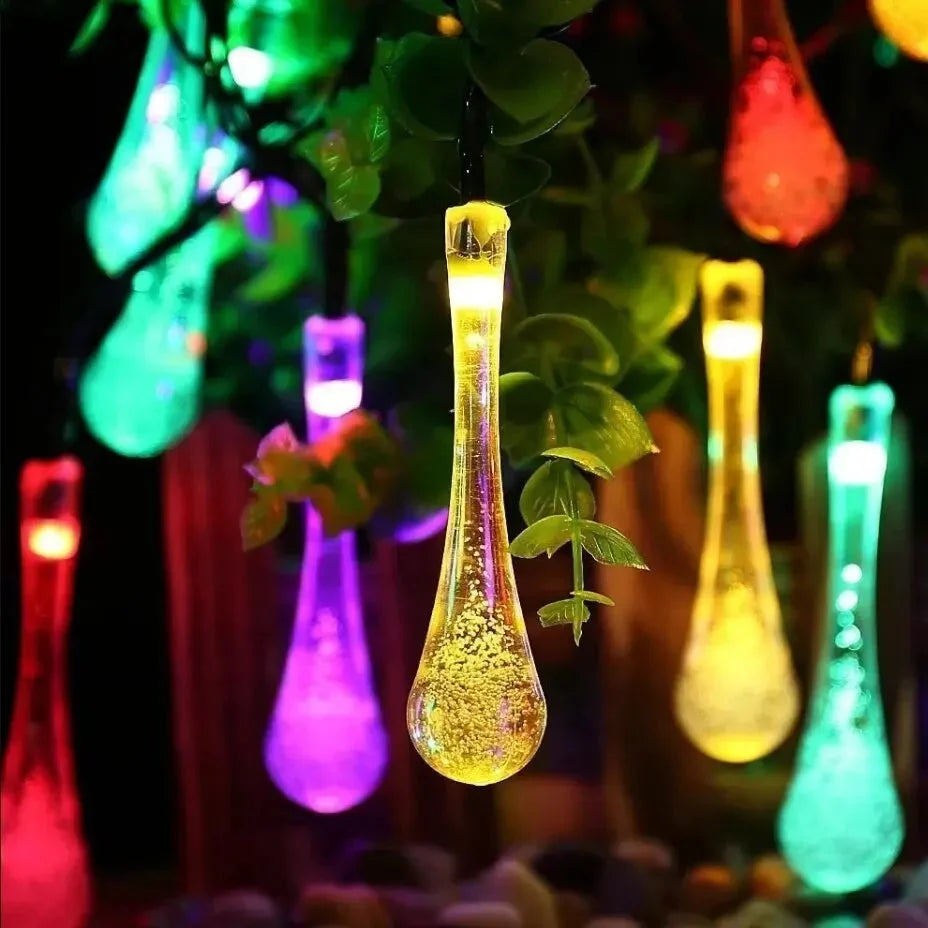 String Lights Solar IP65 Weatherproof 8 Hour Runtime