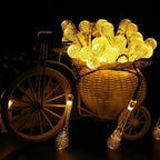 String Lights Solar IP65 Weatherproof 8 Hour Runtime