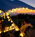 String Lights Solar Powered Auto Dusk Sensor IP65 Weatherproof