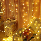 String Lights Solar Powered Auto Dusk Sensor IP65 Weatherproof