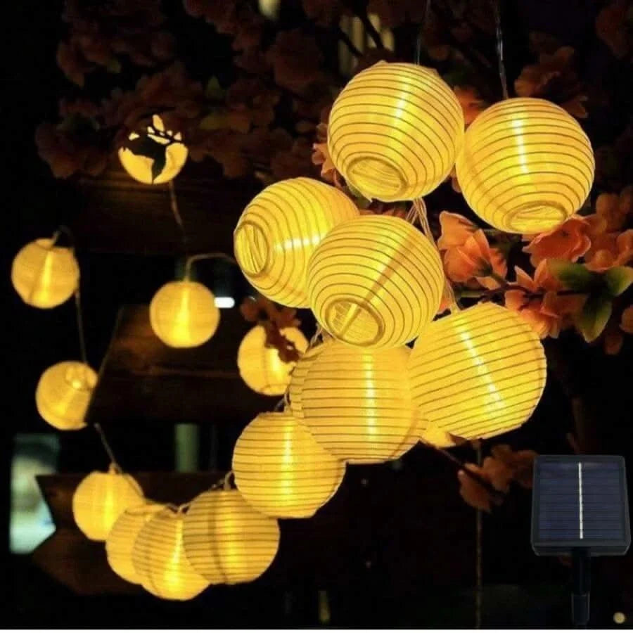 String Lights Solar Powered LED 8 Lighting Modes