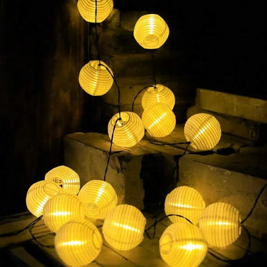 String Lights Solar Powered LED 8 Lighting Modes