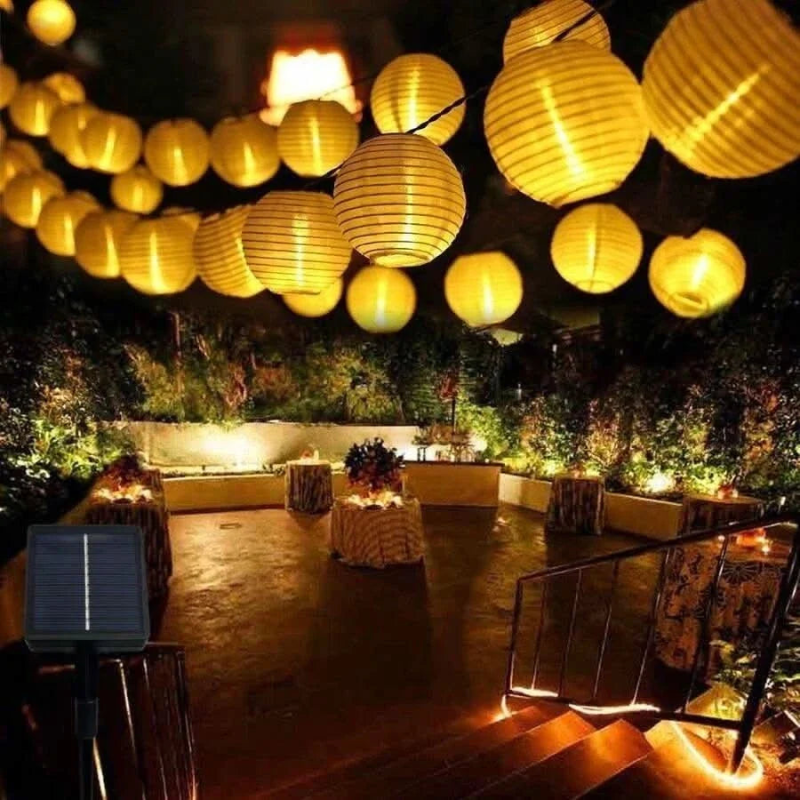 String Lights Solar Powered LED 8 Lighting Modes